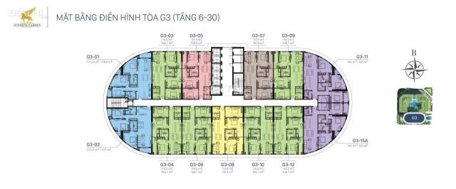 Sunshine Garden độc quyền tòa G3 các căn hoa hậu giá cực ưu đãi, chiết khấu khủng, tel 0912.110.352