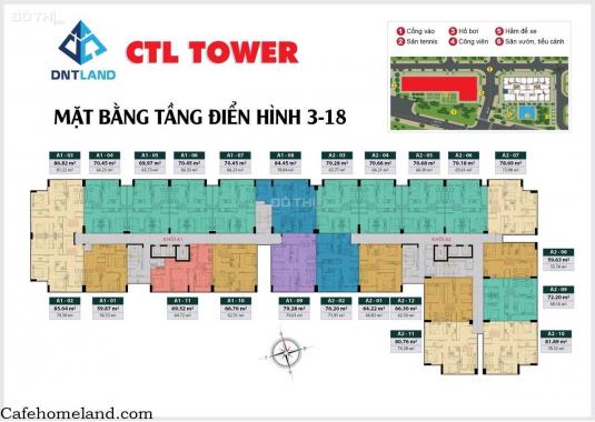 Nhận giữ chỗ 3 tầng cuối cùng dự án CTL Tower Tham Lương. PKD: 0932.938.356