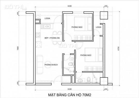 Bán căn 03, 70m2 tòa chung cư HH2D Dương Nội, giá 1,02 tỷ, cửa Đông Nam. Lh 0946543583