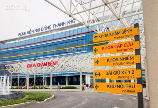 Bán gấp 10 miếng đất liền kề bệnh viện Nhi Đồng 3, giá 400 triệu/100m2, sổ hồng có sẵn, xây tự do