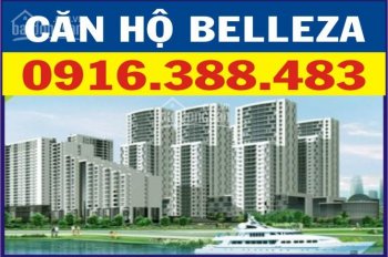 Bán căn hộ Belleza, 105.18m2, 3PN, 2WC, thanh toán 2.3 tỷ, giá tốt. LH: 0916388483