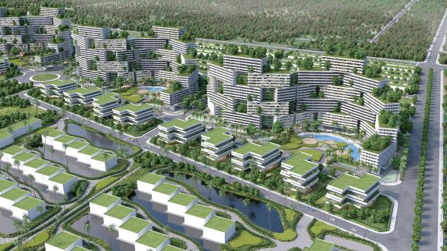 Bán căn hộ biển dự án Thanh Long Bay, Hàm Thuận Nam, Bình Thuận, diện tích 38m2, giá 1,38 tỷ