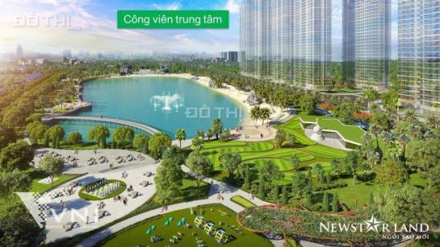 Vinhomes Smart City, căn góc 3PN view công viên 10.2ha, HTLS 0%