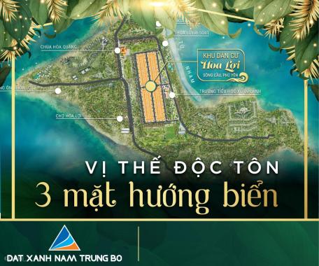 Quỹ đất hiếm 3 mặt view biển, sổ đỏ từng nền, giá đầu tư tại Hoà Lợi, Phú Yên