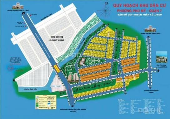 Bán đất mặt tiền Hoàng Quốc Việt, KDC Phú Mỹ, Q7, giá 142 triệu/m2