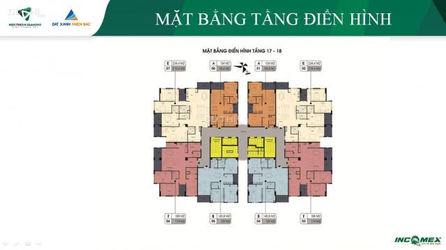 Mở bán căn hộ view sông nhận nhà ở ngay, giá 26 tr/m2, Northern Diamond, 09345 989 36