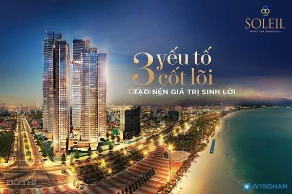 5 căn studio view biển tại căn hộ cao cấp 5 sao Wyndham Soleil Đà Nẵng Giá chỉ 2,3 tỷ. LH 090522036