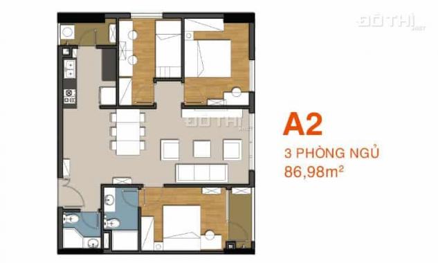 Cho thuê căn hộ giá rẻ nhất 9 View, Q. 9, 87m2 3PN 2WC giá 9.5tr/th, bao phí quản lý, nhà mới 100%