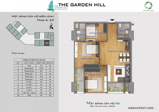 20 căn ngoại giao cuối cùng dự án Garden Hills 99 Trần Bình. DT 90 - 107 m2, giá tốt chỉ 27.5 tr/m2