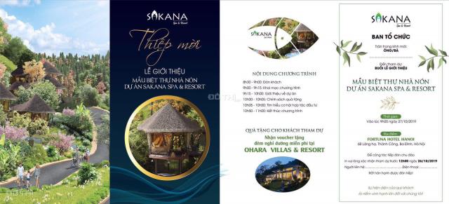Khoảnh khắc giới thiệu phân khu nhà nón - dự án Sakana Spa & Resort