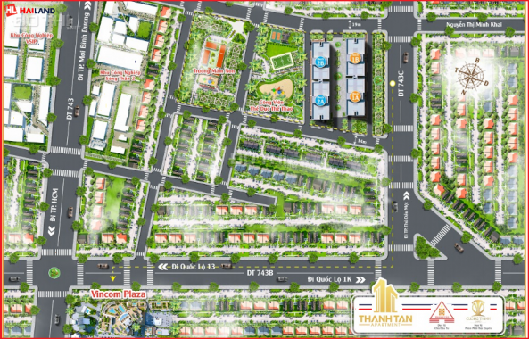 Căn hộ chung cư Thạnh Tân Apartment - Ngay Vincom Plaza Dĩ An chỉ 890 triệu / căn