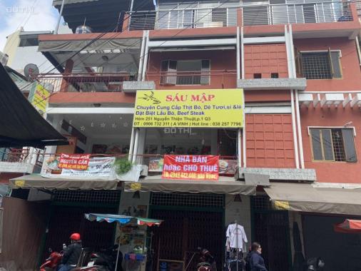 Cần tiền bán gấp nhà 2 mặt hẻm HXH Nguyễn Thiện Thuật, Quận 3