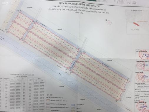 Bán 1 số lô đất dự án Vũ Công, Kiến Xương, sinh lời cực mạnh, cơ sở hạ tầng đồng bộ siêu đẹp