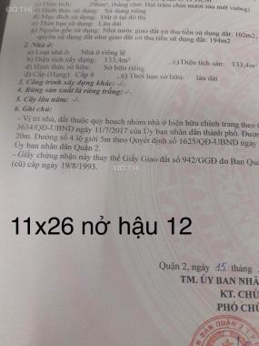 Bán nhà đất đường Số 3 ngay chợ Đo Đạc, gần cầu Sài Gòn (296m2), 134 triệu/m2. Tel 0918481296