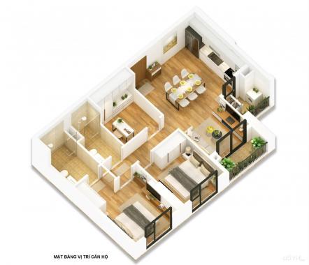 Bán gấp căn hộ chung cư Anland Premium, căn B12 diện tích 66,84m2, 2 PN, 2 VS, giá 1,860 tỷ