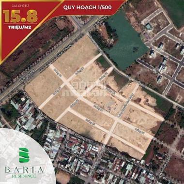 Dự án đất nền Baria Residence, bán với giá 1.58 tỷ