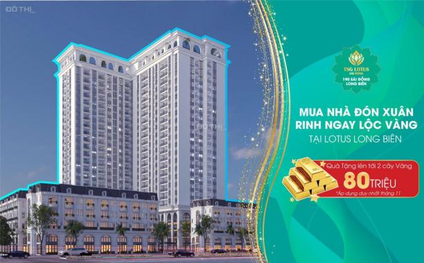 TT trước 516tr sở hữu căn hộ cao cấp 3 ngủ rẻ nhất khu vực Long Biên, kế cận Vinhomes Long Biên