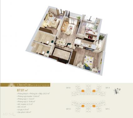 Chính chủ cần bán căn hộ 3 phòng ngủ view sân vườn Imperia Sky Garden, giá rẻ. Liên hệ: 0988743443