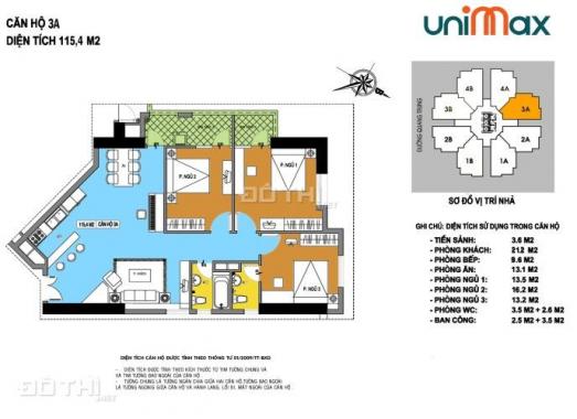 Chính chủ cần bán gấp căn hộ tại Unimax 210 Quang Trung - Hà Đông