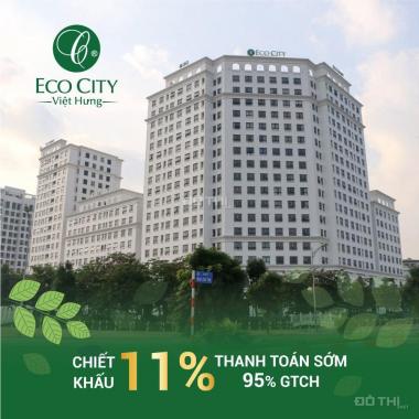 Eco City cần bán căn 2 phòng ngủ 73m2, chiết khấu lên tới 9%, tặng sổ tiết kiệm full nội thất