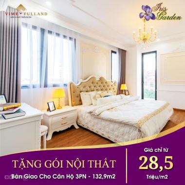 0975897169 chủ đầu tư Vimefulland bán căn hộ 3PN, 133m2 tại Iris Garden với nhiều ưu đãi lớn