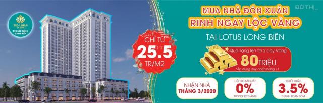 Sở hữu căn hộ cao cấp 3 PN mặt phố Sài Đồng, Long Biên, CK lên tới 8 %. LH: 0934598936