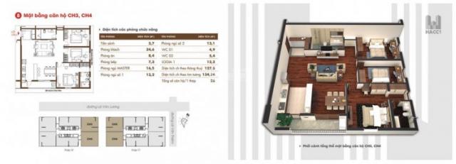 Cần bán gấp căn hộ 3 phòng ngủ chung cư Times Tower 35 Lê Văn Lương. Giá 29,5 tr/m2