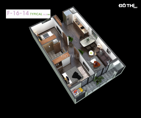 Cần bán căn hộ An Bình Plaza - giá rẻ nhất khu vực - thiết kế 2PN - 1VS - căn tầng đẹp