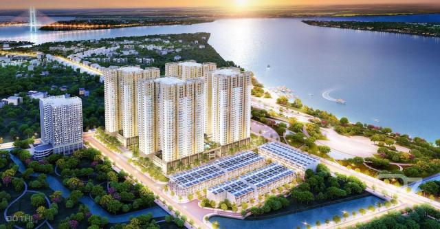 Căn hộ 2PN Q7 Saigon Riverside giá 2,1 tỷ đã có VAT, tầng đẹp view hồ bơi. LH: 0938257978
