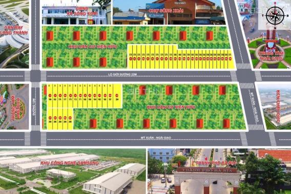 Đất nền gần KCN Châu Đức - Bà Rịa Vũng Tàu, giá chỉ 5 tr/m2. LH: 0935.771.434