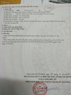 Bán đất nền dự án tại dự án Thái Dương Luxury, Quận 9, Hồ Chí Minh diện tích 53.4m2, giá 2.25 tỷ