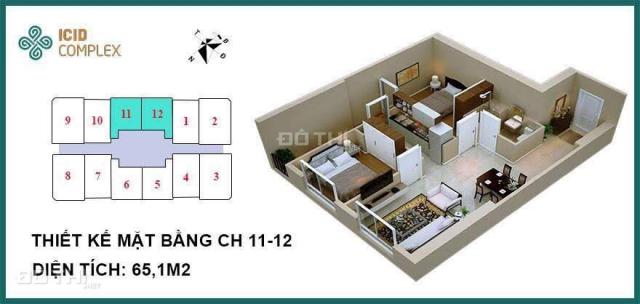 Chính chủ cần bán căn hộ chung cư ICID Complex, cần tiền rồi giá nào cũng bán