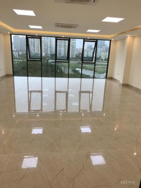Cho thuê tòa nhà làm văn phòng, đào tạo... Tại Nguyễn Khánh Toàn. DT: 75 m2, 8 tầng, MT 5.5m