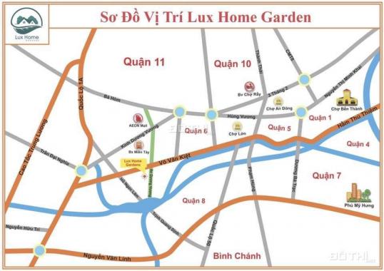 Nhà phố hot nhất năm 2019 - Lux Home Gardens - Vị trí vàng mặt tiền An Dương Vương - Quận Bình Tân