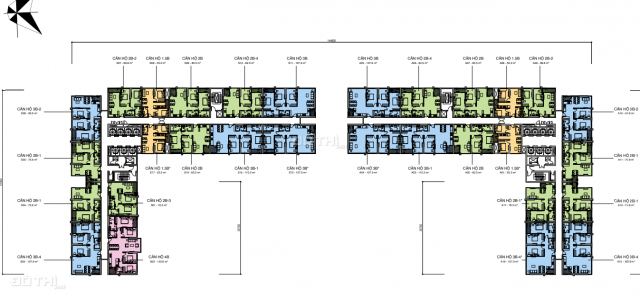 Chủ đầu tư bán CHCC Mipec Rubik - 122 Xuân Thủy, DT 83,6m2, giá 44tr/m2, view quảng trường tòa nhà