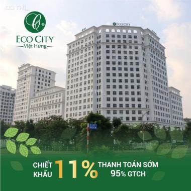 Bán căn 3PN cuối cùng dự án Eco City KĐT Việt Hưng, CK 11%, full nội thất cao cấp, nhận nhà ở ngay