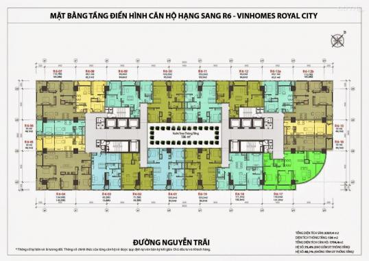 Cần bán gấp căn hộ chung cư R6 - Royal City, tầng 20, 3 phòng ngủ, giá 5.1 tỷ. LH 0907.3388.38