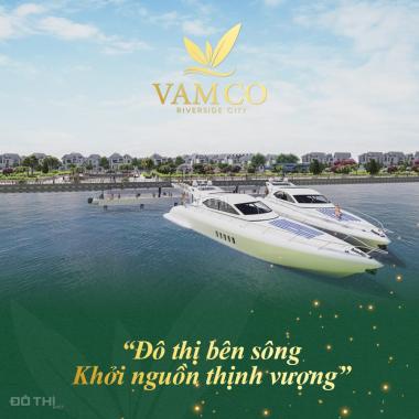 Vàm Cỏ Riverside City – Bán 20 lô biệt thự ven sông đẹp nhất dự án 