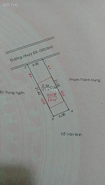 Bán đất mặt tiền đường nhựa 6m, DX - 025 - Vị trí: Sát chợ Phú Mỹ, kinh doanh buôn bán ngay