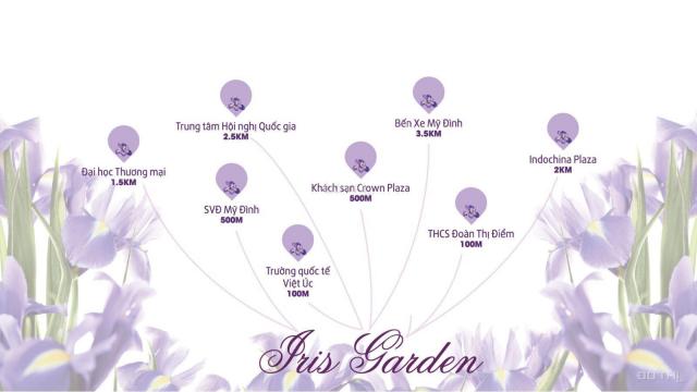 Sang nhượng căn hộ chung cư đẹp Iris Garden tại Trần Hữu Dực, Nam Từ Liêm, HN, giá tốt