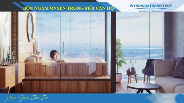 Cơ hội sở hữu ngôi nhà thứ 2 tại khu nghỉ dưỡng khoáng nóng ven đô Wyndham Thanh Thủy. Giá 800 tr