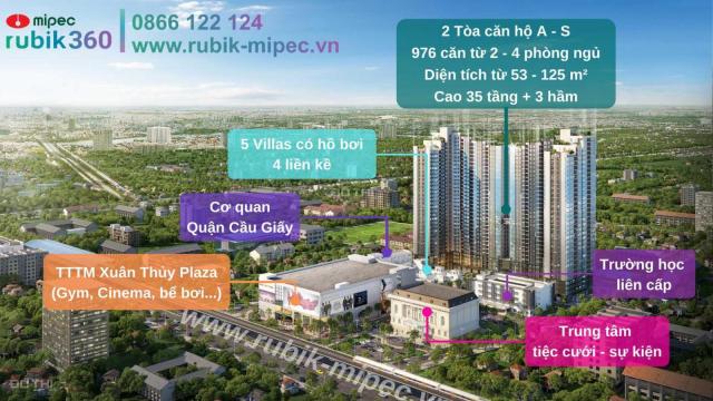 Mipec Rubik 360 Xuân Thủy, căn hộ đầu tư sinh lời gấp 3