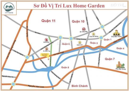 Nhà phố hot nhất năm 2019 - Lux Home Garden - vị trí vàng mặt tiền An Dương Vương