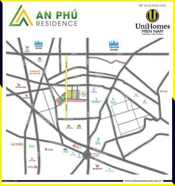 Sinh lời ít nhất 30% khi mua An Phú Residence, vị trí vàng của Thuận An giá 28 tr/m2. LH 0909232856