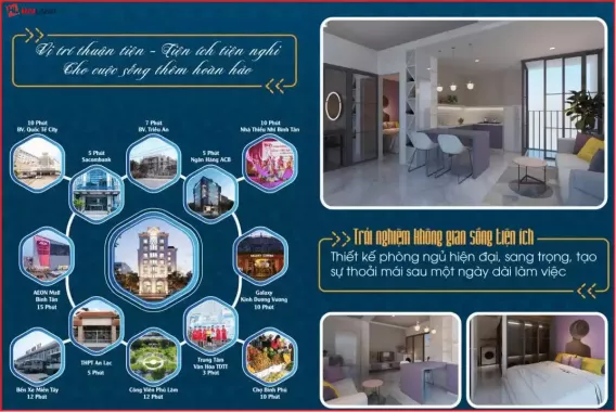 Bán căn hộ chung cư tại dự án MD Home Building, Bình Tân, Hồ Chí Minh, DT 35m2, giá 950 triệu