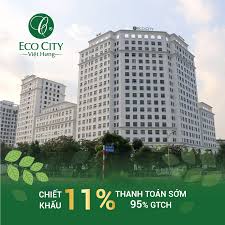 Eco City nhận nhà ở luôn đón xuân mới, quà tặng khủng gồm sổ tiết kiệm 60tr + CK từ 6% - 9% GTCH