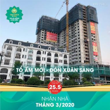 Ngoại giao căn hộ cao cấp 91m2 gần KĐT Việt Hưng, nhận nhà T3/2020, giá 24 triệu/m2