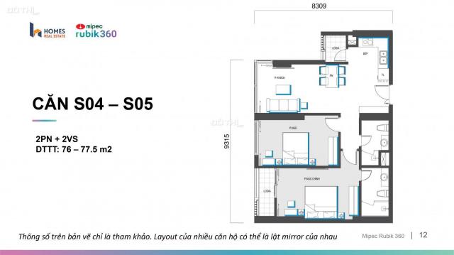 Chỉ 2,8 tỷ căn hộ 76m2 full nội thất sang chảnh mặt đường Xuân Thủy, chỉ đóng 30% đến khi nhận nhà