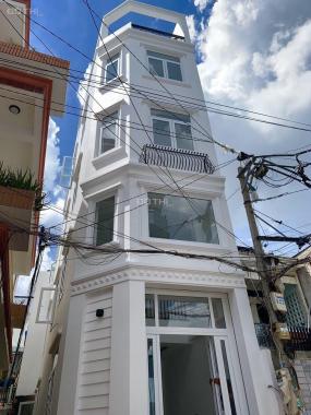 Bán nhà HXH Nguyễn Văn Đậu ngay Hoàng Hoa Thám nhà 2 MT DT: 3.5x16m, 4 lầu nhà mới xây cao cấp 2019