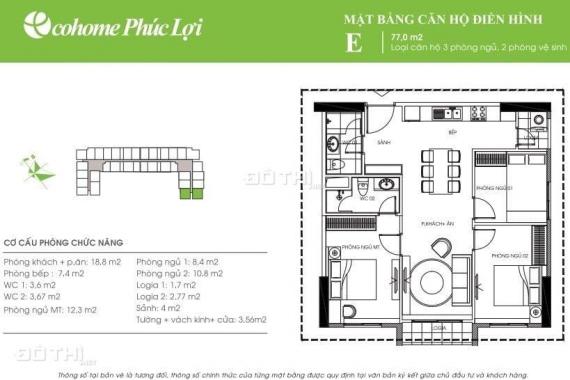 1.3x tỷ sở hữu căn góc 3PN chung cư Ecohome Phúc Lợi